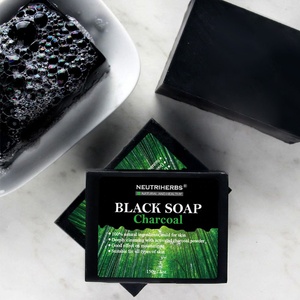 <span class=keywords><strong>Savon</strong></span> noir africain en pâte pour hommes au charbon de bambou nettoyant naturel à base de plantes OEM - Product Image 5