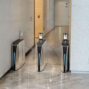 Tourniquet de contrôle d'accès de bureau intelligent Barrière à rabat bidirectionnelle Rfid Porte pivotante à arc automatisée à vitesse rapide pour les événements de gymnastique - Product Image 3