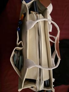 Grand sac fourre-tout en toile pour femme, idéal pour un usage quotidien, sac à bandoulière pratique pour ordinateur portable avec poches pour le travail, la plage ou la salle de sport - Product Image 2