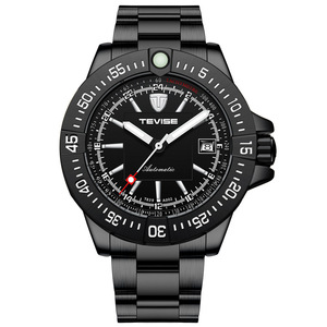 Montre mécanique étanche, tendance, automatique, bracelet en acier, montre de luxe pour homme - Product Image 2