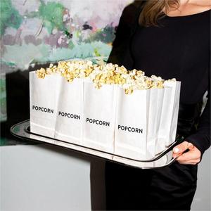 Bolsa de Papel Kraft con Logotipo Personalizado, Bolsa SOS sin Asas para Comida Rápida, Hamburguesas, Papas Fritas, Bolsa de Embalaje para Llevar - Product Image 5