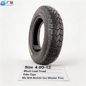 Neumático de Triciclo Reforzado 4.00-12, Antideslizante, de Goma, para Auto, Bicicleta, Repuestos al por Mayor - Product Image 3