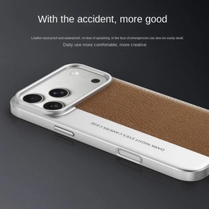 เคสโทรศัพท์หนัง PU ลายกล้องสีสันธุรกิจ สำหรับ iPhone 17 Pro Max 17 Air  บางเฉียบ ป้องกันแรงกระแทก  วัสดุ PC แข็ง - Product Image 5