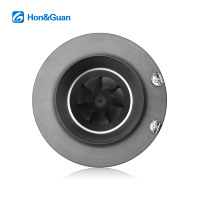 Kipas Inline Aliran Campuran EC 150mm 6 inci 100-240V PWM Pengaturan Kecepatan Tanpa Tingkat (Stepless) Casing Logam Busa Peredam Suara Kebisingan Rendah