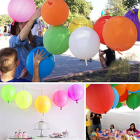 Ballons de frappe ronds de 18 pouces, épaissis, personnalisables, avec poignée en élastique coloré, pour fêtes, cadeaux d'anniversaire pour enfants, festivals, vente en gros