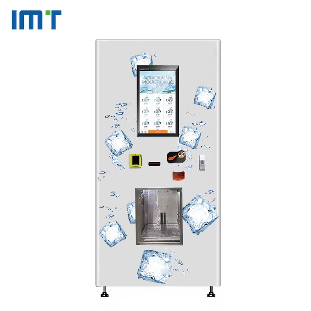High Quality IMT Brand Ice Cube Vending Machine Touchscreen Display Compressor Cooling Multiple Payment Options-Commercial
