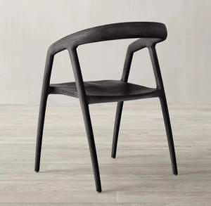 Thanh lịch giữa thế kỷ hiện đại phong cách rắn gỗ sồi ăn đặt ghế cho nhà hàng phòng ăn - Product Image 2