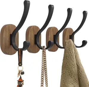 Wall Hooks For Hanging Coats Wall Hooks Adhesive Wood Coat Hooks For Wall