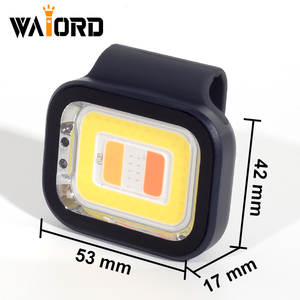 Waiord Tùy Chỉnh Mini LED Đèn Pin 500 Lumen Có Thể Sạc Lại USB Không Thấm Nước Từ Cắm Trại Có Thể Điều Chỉnh Chùm Xách Tay ABS - Product Image 2
