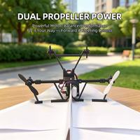 Kit d'avion en papier télécommandé DIY, module d'avion en papier télécommandé 2.4G avec gyroscope intégré