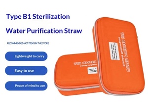 Paille filtrante personnelle 0,01 micron, purificateur d'eau portable de survie 2000L, filtration d'urgence pour camping, randonnée, extérieur - Product Image 6