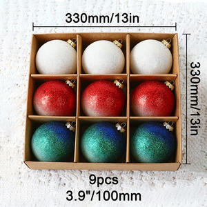 Set Regalo Natalizio con Palline Ecologiche in Polpa di Carta Personalizzate Vendita Calda - Product Image 5