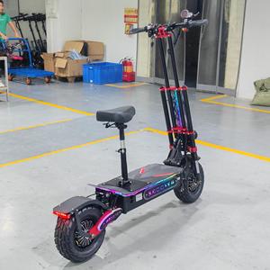 STOCK UE/USA Batterie 60V43AH Scooter électrique pour adultes Cadre en aluminium Pneus de 13 pouces Freins à disque hydrauliques Siège - Product Image 4