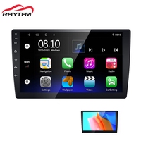 Estéreo para Auto Android de Alta Calidad Rhythm, 1 Din, Pantalla Táctil de 9 Pulgadas con CarPlay, GPS, FM, Mirror Link, Cámara de Reversa, Portátil
