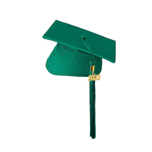 Gaun wisuda anak SD uniseks, Gaun Matte dengan topi untuk anak-anak - Product Image 3
