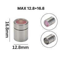 CS Tec Original MAX 12.8*9.4mm Groupe de lentilles de protection pour connecteur de sortie laser à fibre QBH, Capuchon de protection pour lentille laser