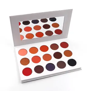 Highly Pigmented Shimmer Matte 15 Color Pressed Pigment Palette Cosmetic Eye Shadow Palette