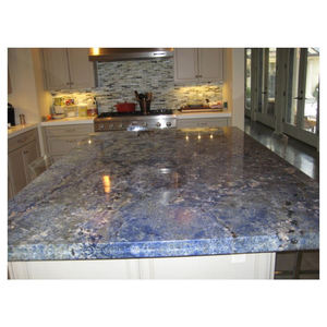 Marbre bleu de luxe, pierre de sodalite de Bolivie, dalles de marbre bleu de luxe pour la décoration intérieure - Product Image 1