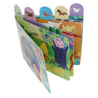 Libro de Cartón Personalizable con Logotipo, Impresión a Color, Diseño de Ballena, Alfabeto Pequeño, Muestra Gratuita, Perfecto para Niños, con Índice