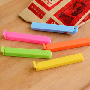 Portable Plastic Sealing <b>Clip</b> 7cm Foldable Bag <b>Clips</b> For Food Snacks Tea Storage With Lid Cover Reusable Sealing Stick 11cm - Product Image 4