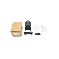 Lecteur de codes-barres omnidirectionnel 2D de bureau, scanner de codes-barres sans fil avec clé USB, scanner de codes QR pour caisse enregistreuse, système POS
