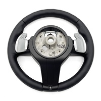 Volant sport en cuir noir avec logo M chauffant pour BMW F30 F32 F10 F20 F07 F01 E46 E60 E90 M3 M6, accessoires de voiture