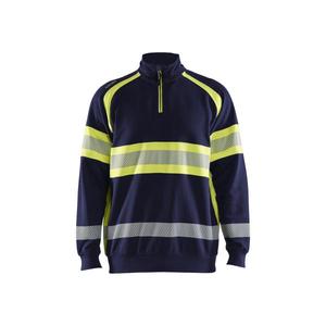 BLAKLADER - 355311588933XL Pull haute visibilité Bleu marine/jaune-EAN 7330509830659 HI-VIS WORKWEAR - Product Image 1