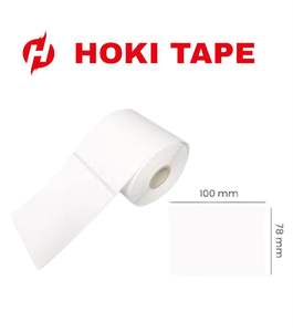 Rollo de etiquetas térmicas 78X100 Pegatinas adhesivas impresas para un embalaje etiquetado térmico eficiente No se requiere tinta - Product Image 5