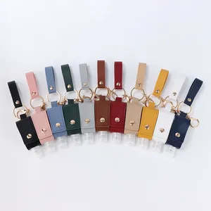 Wholesale <b>Mini</b> Portable 30Ml Travel Spray <b>Bottle</b> UV Sanitizing Leather Hand Holder Keychain - Product Image 3