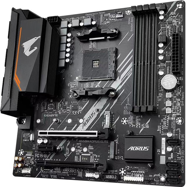 Gigabyte Placa Mae 128GB DDR4 AMD B550 B550M Gaming Motherboards for Desktop Computers