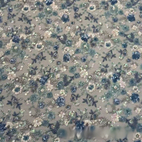 Tissu en dentelle brodée de sequins lourds et exquis pour robes de mariée et de soirée haut de gamme