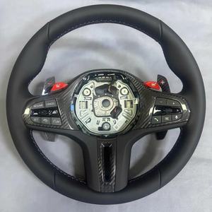 พวงมาลัยสปอร์ตหนังสำหรับ <span class=keywords><strong>BMW</strong></span> G20 G01G80 G82 G30 F80 F82 F87 F12 F86 F33 M2 M3 M4 M6 F85 X5พวงมาลัยรถยนต์ X6 - Product Image 1