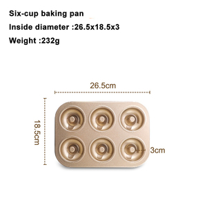 Molde para Hornear Donuts de Acero al Carbono Antiadherente con 6/9/12 Cavidades para Horno, Venta al por Mayor - Product Image 5