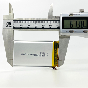 工場供給 リチウムポリマー モデル 36*60mm バッテリー DTP 603660 3.7V <span class=keywords><strong>1700mAh</strong></span> 充電式 2000mAh リチウムポリマー バッテリー - Product Image 4
