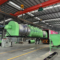 Four de carbonisation continu pour coques de châtaignes, machine de fabrication de charbon de bois à partir de coques de pistaches, équipement de carbonisation des coques de noix