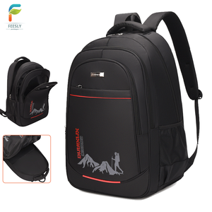 Sac à dos pour ordinateur portable en polyester grande capacité multifonctionnel, étui de rangement imperméable et tendance, sac à bandoulière pour l'école - Product Image 1