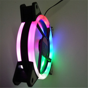 LED 12V aurora lámpara ordenador casos de refrigeración de la CPU fans PC silencio 120mm OFERTAS ESPECIALES - Product Image 4