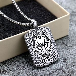 Yunnique – pendentif tête de loup en acier inoxydable pour hommes, breloque animale thématique pour vêtements, cadeau assorti pour toutes occasions - Product Image 4