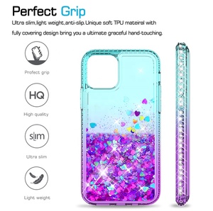 Custom Design Cover per <span class=keywords><strong>iPhone</strong></span> 17 case colorate dinamiche diamanti sabbie mobili custodia per telefono cellulare - Product Image 3