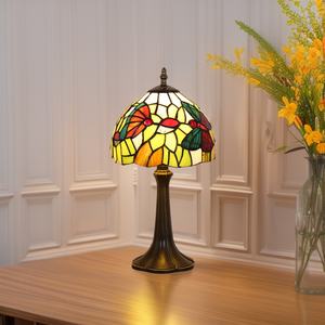 Rustic & Countryside-Themed Colored Glass Table <b>Lamps</b> <b>for</b> <b>Bedroom</b> & Bar Decor Creative Artistic Bedside Table <b>Lamps</b> - Product Image 5