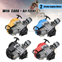 Moteur complet de moto 49cc 2 temps avec carburateur et filtre à air CARB Pocket Bike Mini Dirt ATV Quad