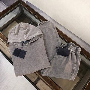 Felpa Vintage con cappuccio di alta qualità in cotone 100% lavato con acido serie di alta qualità primavera stagione modello solido pietra lavata vecchio maglione <span class=keywords><strong>Look</strong></span> - Product Image 3