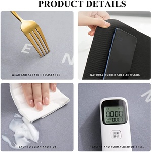 CF, alfombrilla de ducha suave personalizada al por mayor, alfombrilla de <span class=keywords><strong>goma</strong></span> antideslizante de secado rápido, alfombrilla de baño de diatomita superabsorbente, alfombrilla de baño antideslizante para lavabo de ducha, <span class=keywords><strong>bañera</strong></span> - Product Image 3