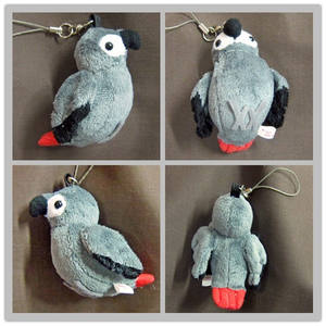 Fantezi moda hediyeler yüksek kalite özel kuşlar peluş hayvan dolması afrika gri papağanlar - Product Image 2