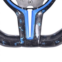 Volant en fibre de carbone forgée avec LED pour BMW F30 F32 F10 F20 F07 F01 E46 E60 E90 M3 M4 M5 M6