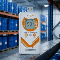 Enregistreur de données M502-TH T+H : Suivi professionnel des courbes d'humidité et des données pour les produits chimiques sensibles à l'humidité