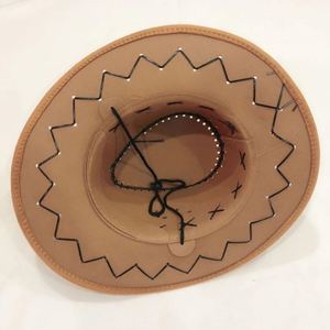 Mini Sombreros Vaqueros Rosas - Material de Gamuza con Bordado 3D para Viajes, Deportes, Pesca y Esquí - Product Image 4