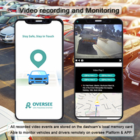Mini double 4G Dash Cam pour voiture camion intelligent moto miroir voiture caméra avant et arrière 4K Dash Cam