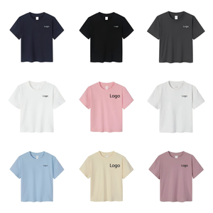 T-shirts oversize unis personnalisés pour femme, imprimés, style vintage, haute qualité 2026 - Product Image 1