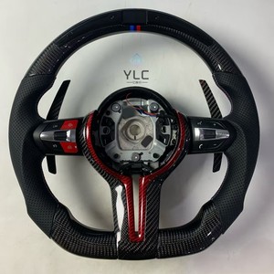 Volante de Fibra de Carbono Personalizado YLB para <span class=keywords><strong>BMW</strong></span> <span class=keywords><strong>E30</strong></span> E46 E28 E34 E39 E60 E61 E70 E71 E72 E81 E82 E84 E87 E88 E90 E91 E92 E93 - Product Image 4